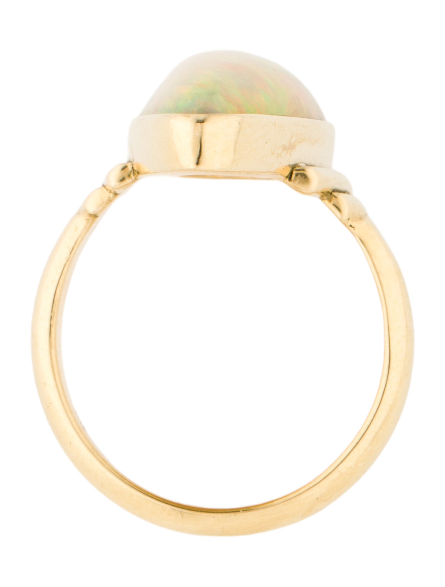 Ring 18K 8.17ctw Opal Cocktail Ring